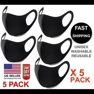 5 Face Mask Reusable Washable Breathable